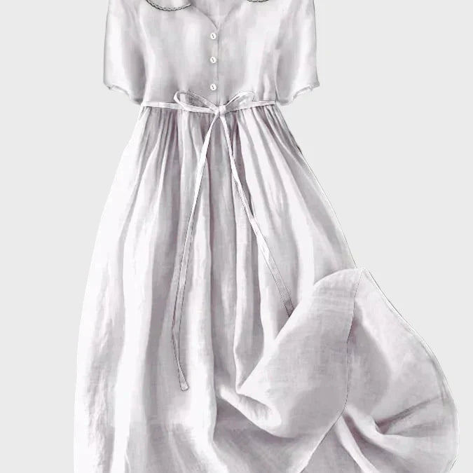 Robe classique avec des boutons