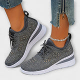 Giselle – Baskets Orthopédiques Étincelantes avec Strass