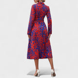 Bianca - Robe à motif animal