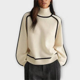 Emília - Eleganter Pullover mit hohem Kragen