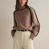 Karin | Rippstrick-Rollkragenpullover