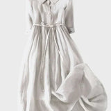Robe avec Col Élégant