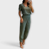Irmelinda - Elegantes Set aus Bluse und Hose