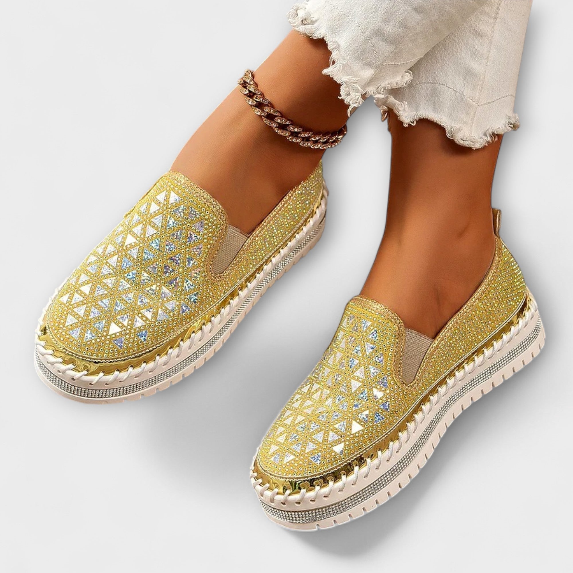 Vada – Slippers ornés de strass