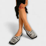 Ulani – Chaussures de loisirs avec imprimé zèbre