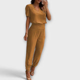 Irmelinda - Elegantes Set aus Bluse und Hose