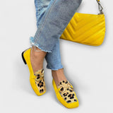 Calista – Motif léopard et détails métalliques