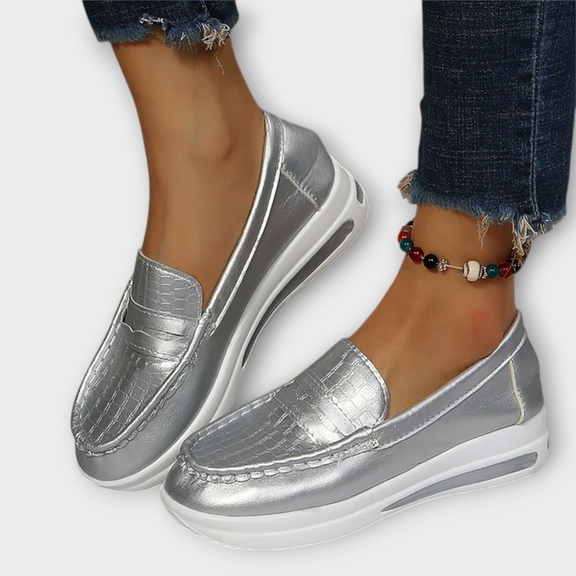 Anna - Ballerines à Couture Imprimée