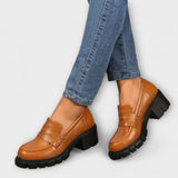 Harriet - Mocassins décontractés avec talon épais
