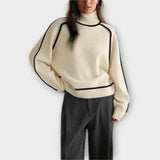 Emília - Eleganter Pullover mit hohem Kragen