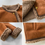 Rosália - Pelzjacke mit Knöpfen