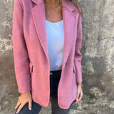 ROSIE | Lässige Jacke mit langen Ärmeln und Revers