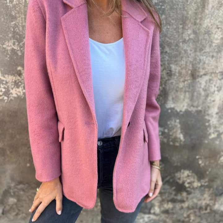 ROSIE | Lässige Jacke mit langen Ärmeln und Revers