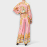 Sage - Ensemble Chemise Détendue Sirène et Pantalons Taille Élastique