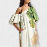 Melody - Robe Maxi Florale Asymétrique