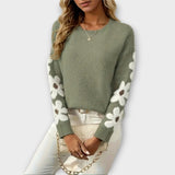 Silke - Pull doux avec design floral