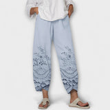 Chloe – Pantalon en Dentelle Imprimé Élégant