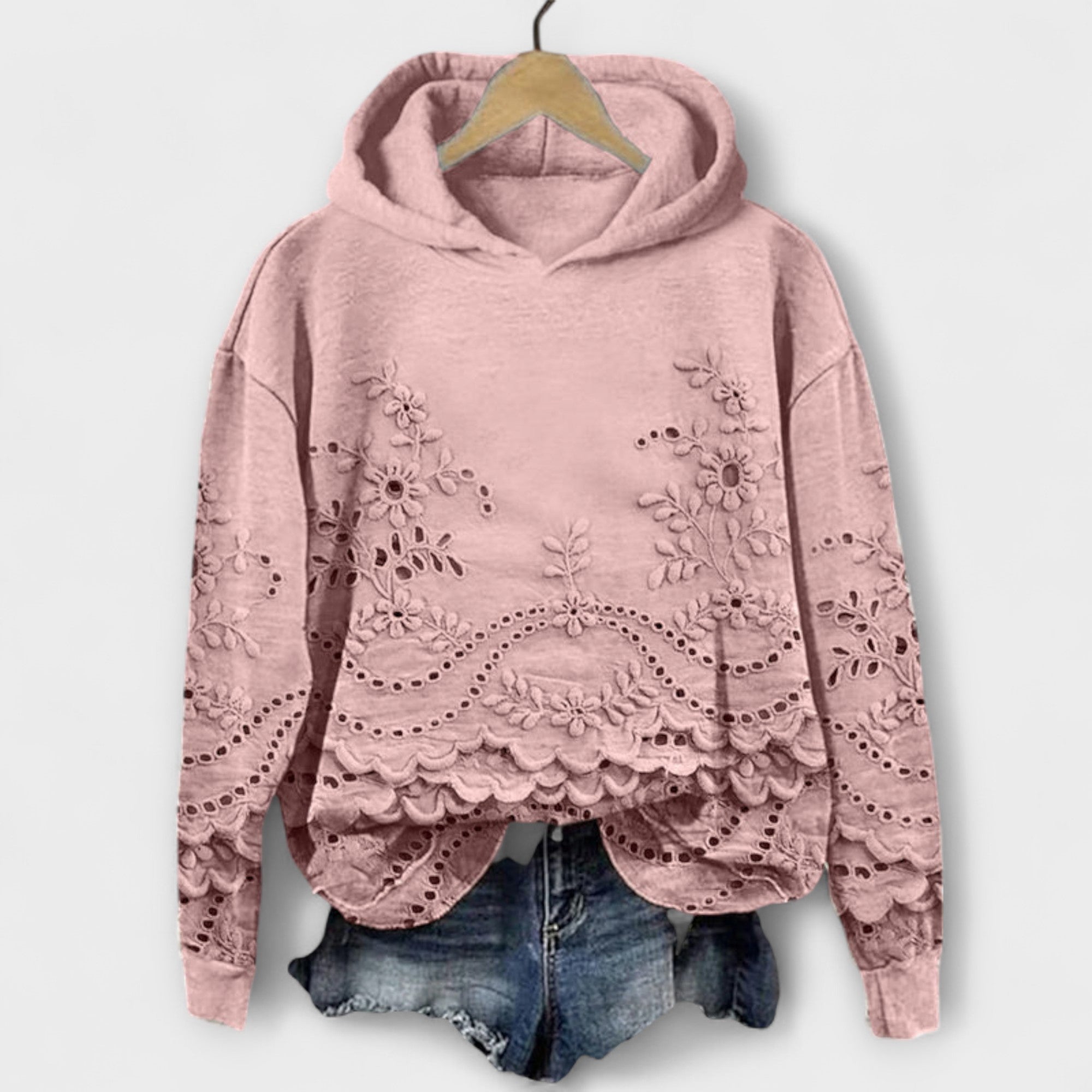 Grace – Hoodie Vintage Avec Imprimé Floral