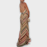 Remi - Robe maxi à motif chevrons coloré Missoni