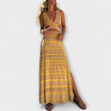 Ella - Robe Stretch Tie-Dye à Découpes Eleanor