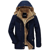 Gerda | Warme Kapuzen-Winterjacke mit Fellfutter
