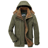 Gerda | Warme Kapuzen-Winterjacke mit Fellfutter