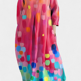 Ana - Robe fluide avec motif