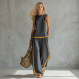 Teresa - Elegantes Leinen-Set