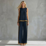 Teresa - Elegantes Leinen-Set