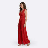 Leonor - Chic Jumpsuit ohne Ärmel mit weitem Bein