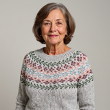 Ruth | Floraler Pullover mit Blumenpasse