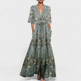 Rute - Robe maxi élégante avec motif floral