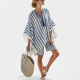 Salomé - Ensemble à Rayures Blouse et Shorts