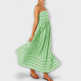 Svea - Robe Maxi en Bare Bloom
