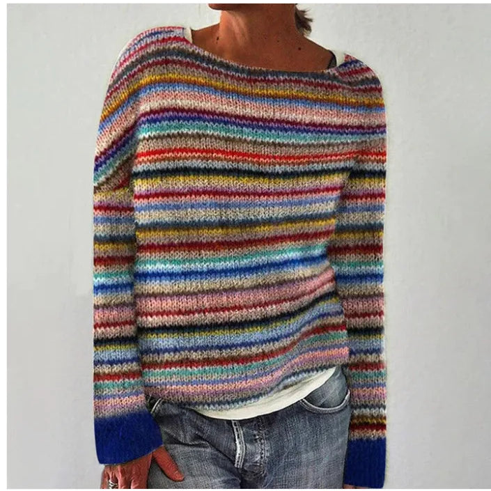 Sieglinde | Norwegisch gemusterter Kabelstrick Pullover