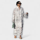 Yelira - Robe en Dentelle Blanche Élégante