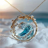 Collier avec serment des océans