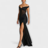 Therese – Robe fendue avec effet Wow