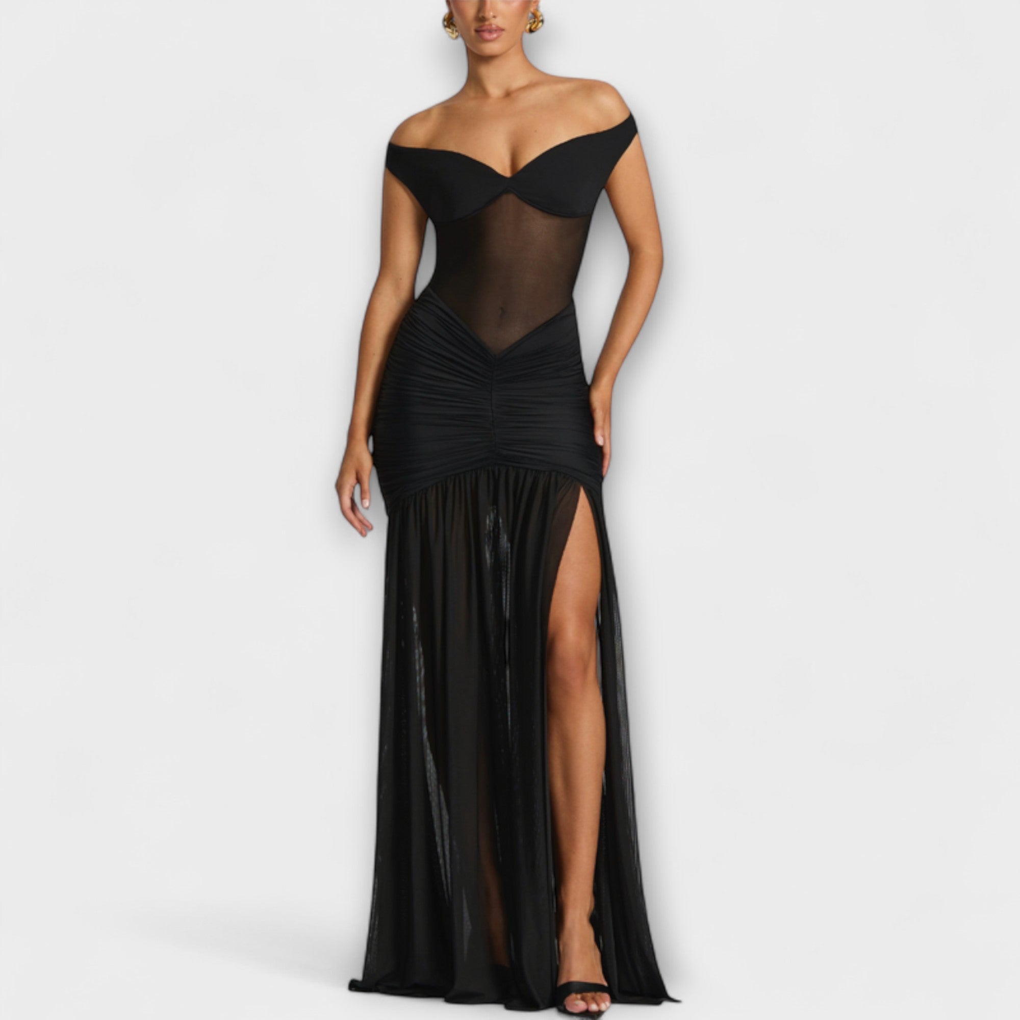 Therese – Robe fendue avec effet Wow