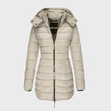 Karin | Gesteppte Winterjacke mit Kapuze