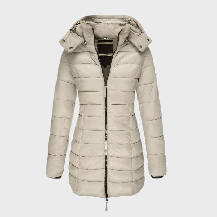 Karin | Gesteppte Winterjacke mit Kapuze