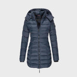Karin | Gesteppte Winterjacke mit Kapuze