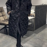 Kendall | Eleganter, figurschmeichelnder Wintermantel – Warm ohne aufzutragen, mit Leopard-Futter