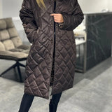 Kendall | Eleganter, figurschmeichelnder Wintermantel – Warm ohne aufzutragen, mit Leopard-Futter