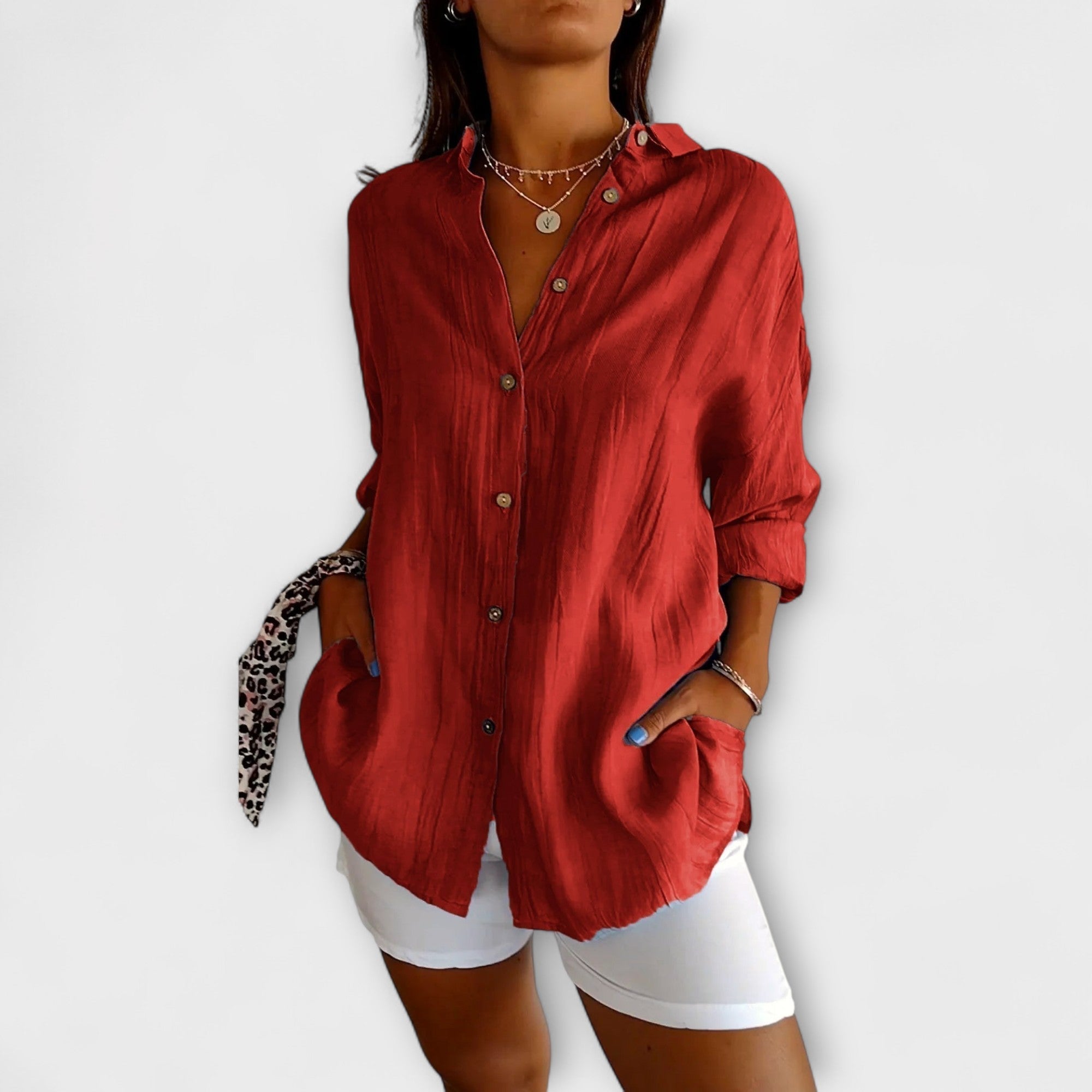 Saskia - Blouse Élégante pour Femmes