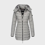 Karin | Gesteppte Winterjacke mit Kapuze