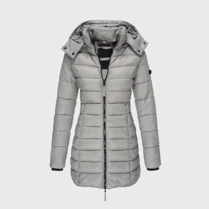 Karin | Gesteppte Winterjacke mit Kapuze