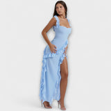 Lara - Robe maxi élégante avec fente