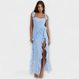 Lara - Robe maxi élégante avec fente