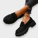 Irene | Plateau-Loafer im Leopardenmuster